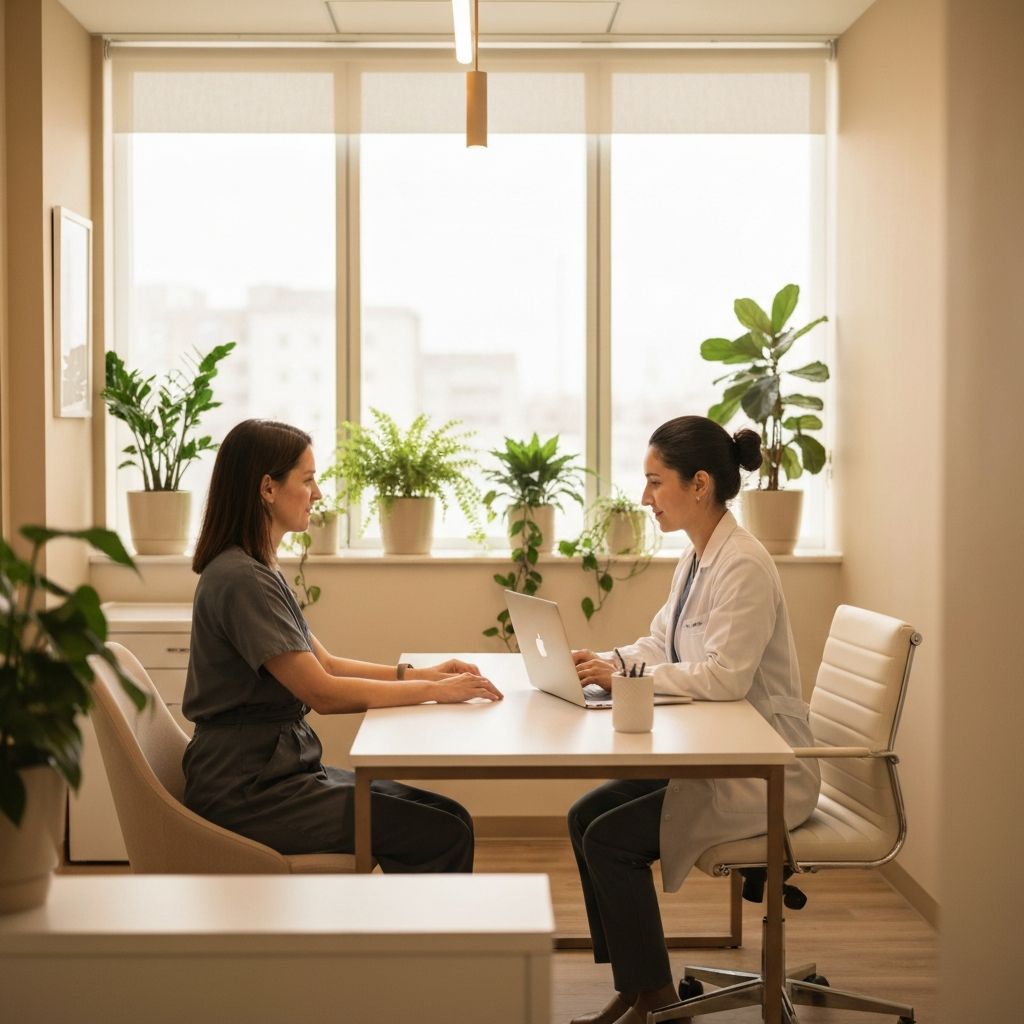 Doctor using Silo in a modern clinic